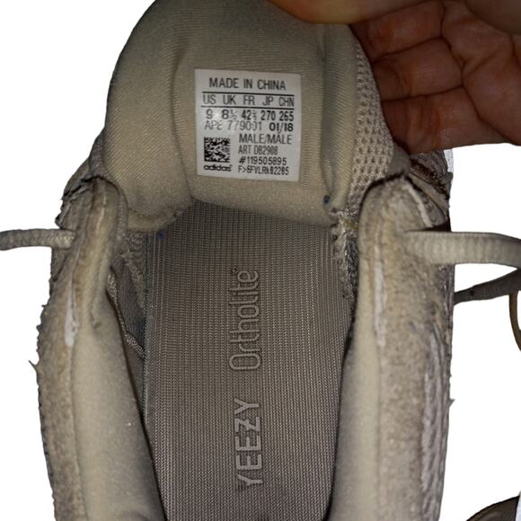 Yeezy 500 RARE "Super Moon Yellow" Tan Suede Shoes Size Men's 9 - Picture 5 of 6